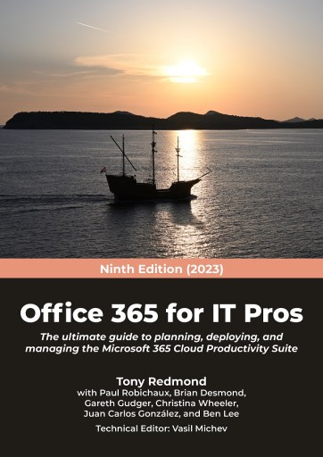 Cover for the ninth edition (2023) of the Office 365 for IT Pros eBook