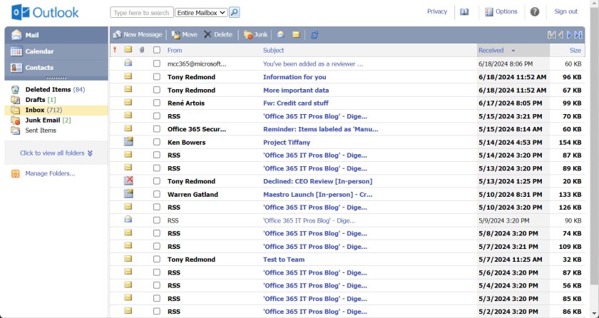 OWA Light - soon to be retired from Exchange Online.

Legacy Outlook clients