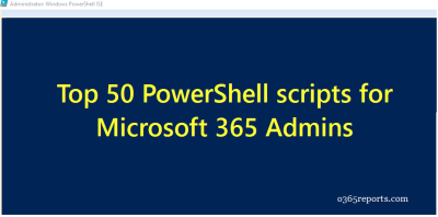 Office 365 PowerShell scripts