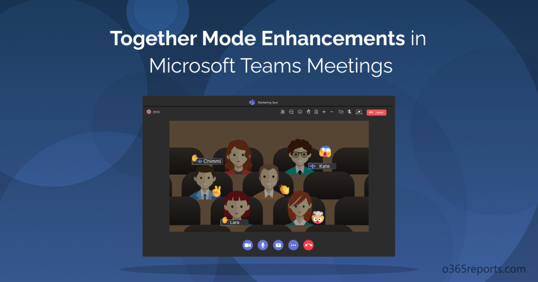 New Usability Improvements to Together Mode in Microsoft Teams Meetings